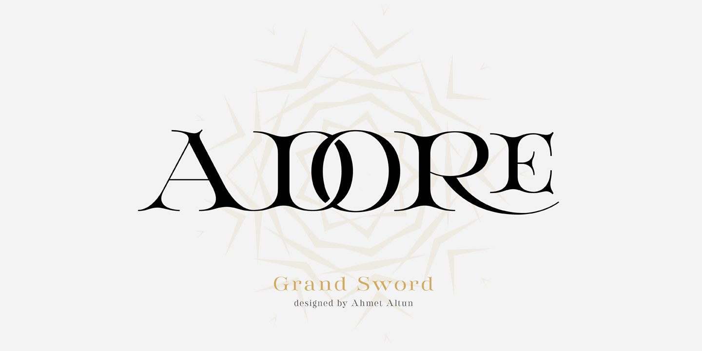 Example font Grand Sword #7